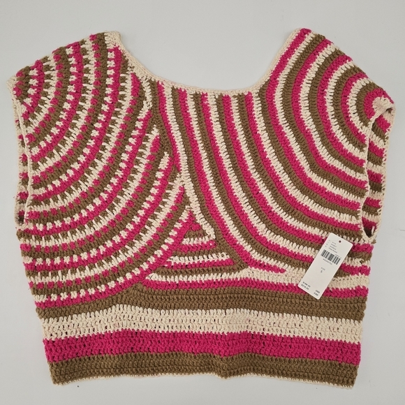 By Anthropologie Crochet Muscle Sweater - Picture 4 of 7